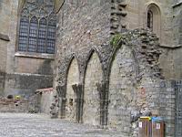 Carcassonne, Basilique St-Nazaire & St-Celse, Trace du Cloitre roman (13)